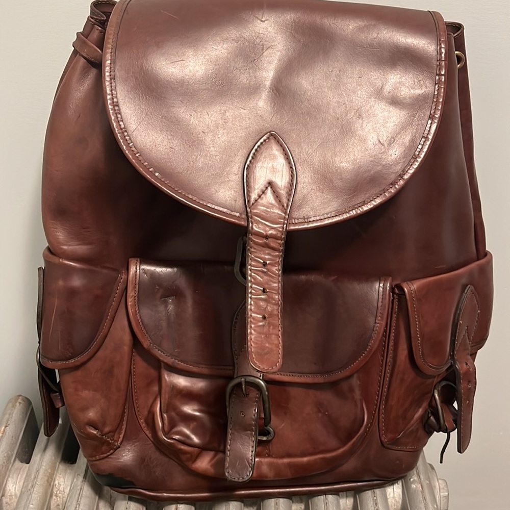 Leather Backpack - image 2